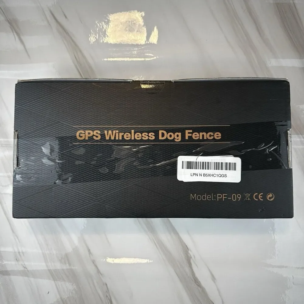 NEW FOCUSER GPS Wireless Dog Fence System 1 Dog- Model :PF-09 Open Box Black